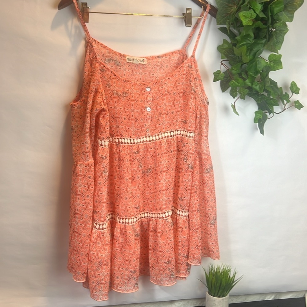 S.O.R.A.D by A Tv Peach Mini Dress